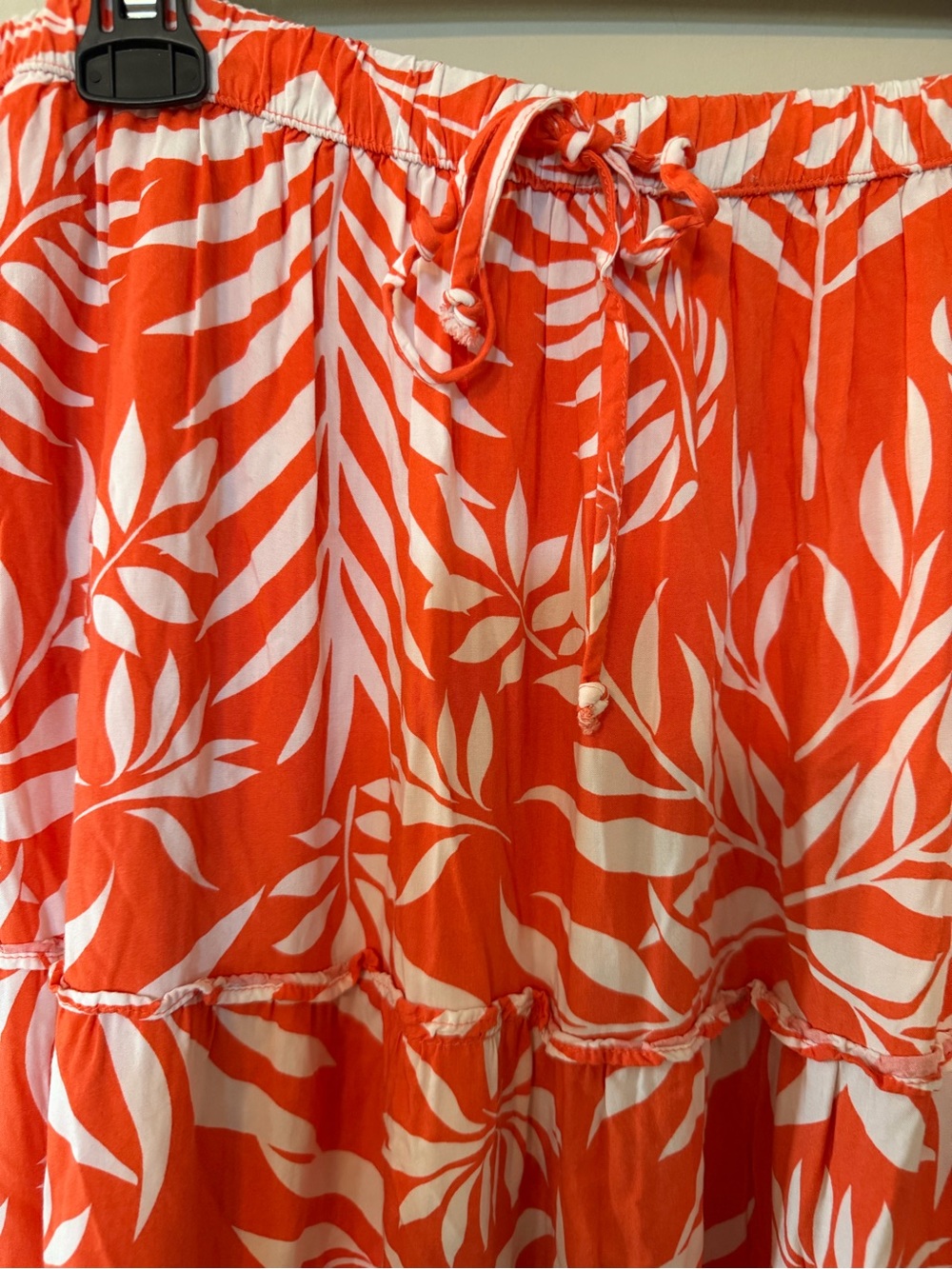 crown & ivy Red Tropical-Print Maxi Skirt - Picture 2 of 4